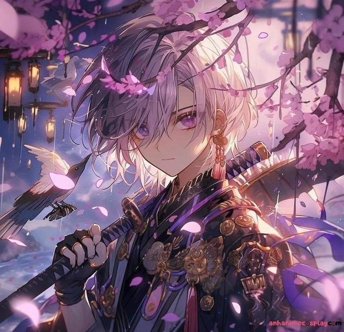 ảnh anime nam cầm kiếm katana 20